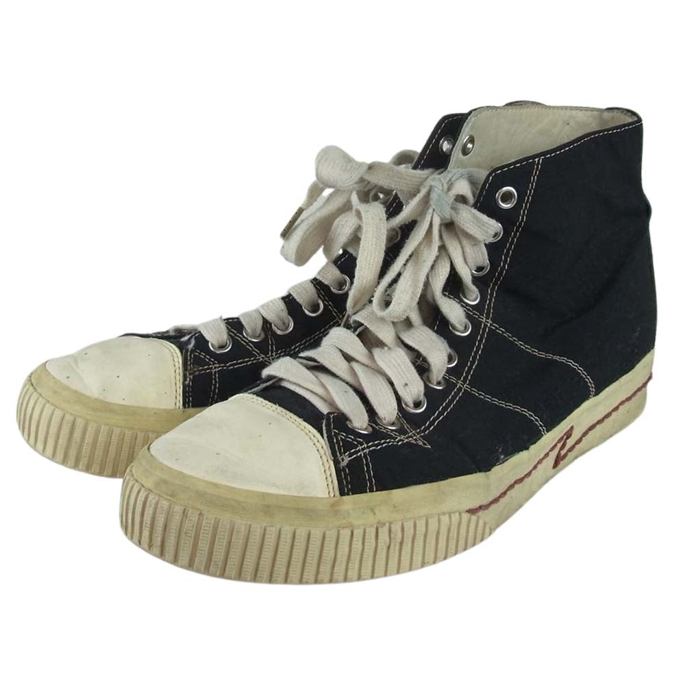 VISVIM ビズビム 17SS  0117102002006 KIEFER HI-FOLK  ハイ フォルク スニーカー ハイカット シューズ  ブラック系 8.5【中古】