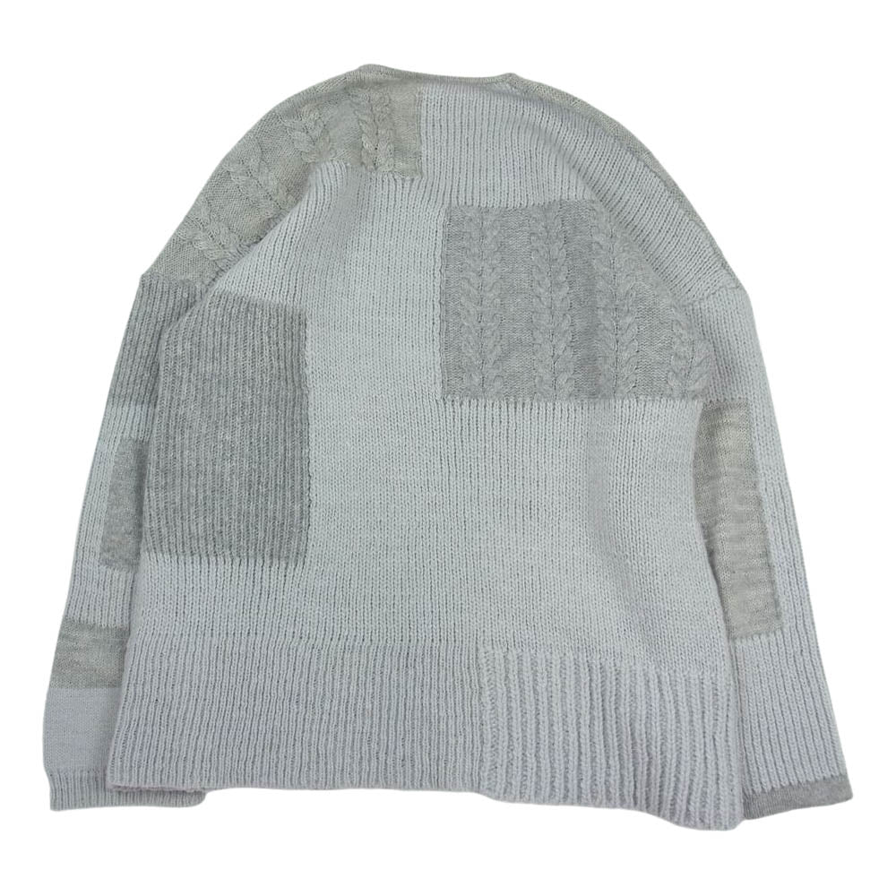 VISVIM ビズビム 19AW 0119205015003 HIGHLAND V-NECK P.W.  ハイランド Vネック ニット セーター  グレー系 1【中古】