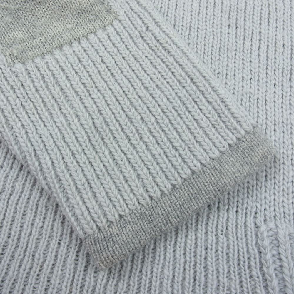 VISVIM ビズビム 19AW 0119205015003 HIGHLAND V-NECK P.W.  ハイランド Vネック ニット セーター  グレー系 1【中古】