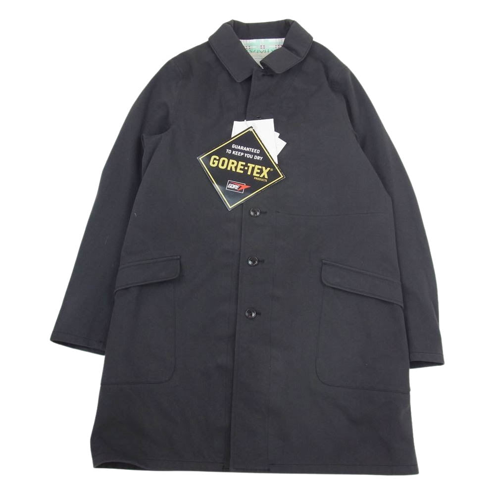 VISVIM ビズビム 16SS  0116105013001 ELLIPSIS SOUTIEN COAT GORE-TEX ステンカラー コート ブラック系 1【中古】