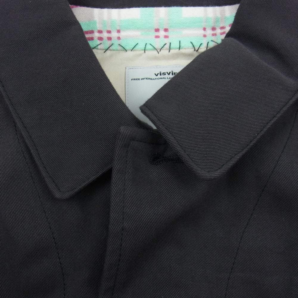 VISVIM ビズビム 16SS  0116105013001 ELLIPSIS SOUTIEN COAT GORE-TEX ステンカラー コート ブラック系 1【中古】