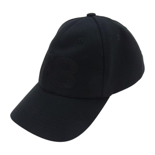 Yohji Yamamoto ヨウジヤマモト Y-3 ワイスリー ロゴ キャップ ブラック系 58cm【中古】