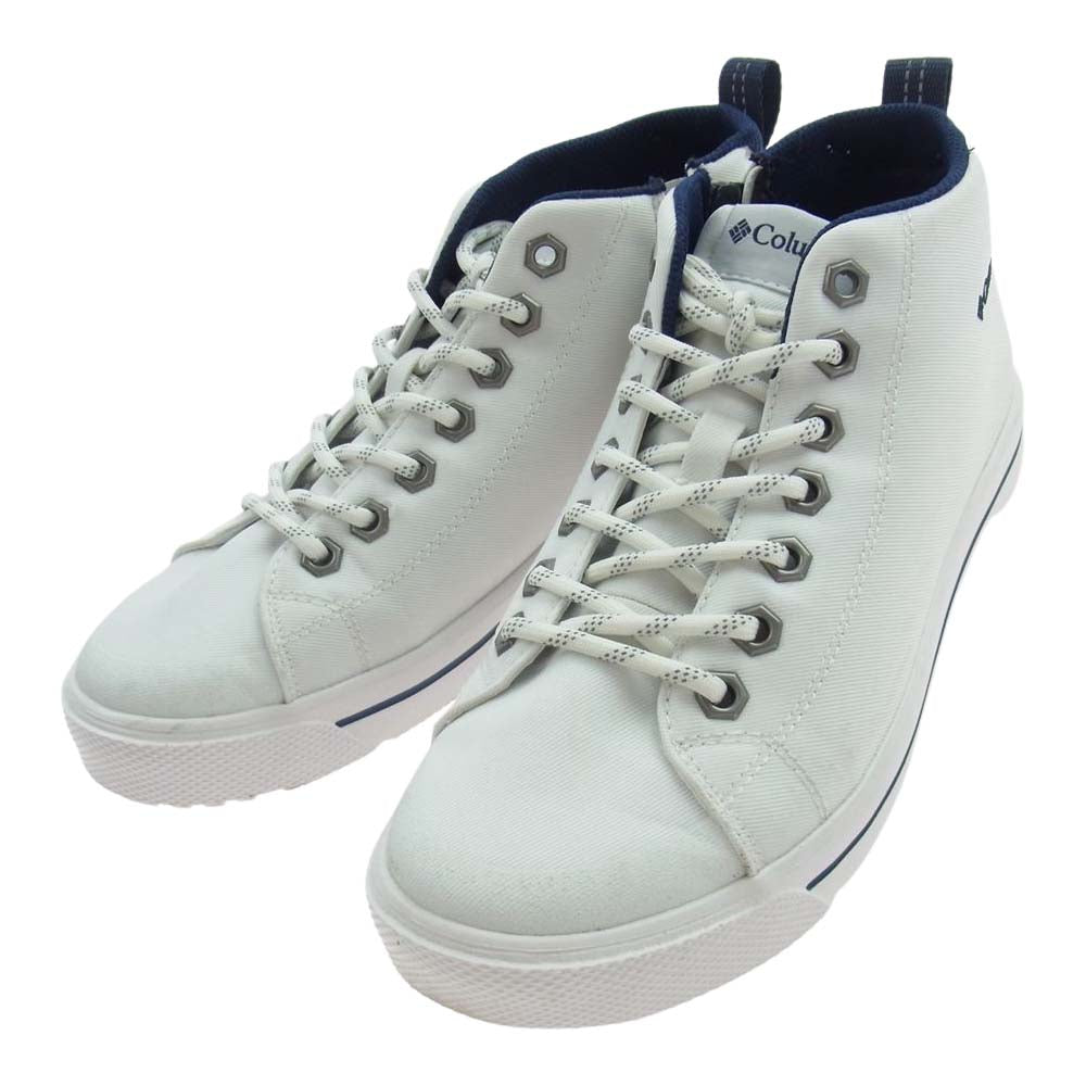 Columbia コロンビア YU0258 HOWTHORNE RAINⅡ WATERPROOF ホーソンレイン ハイカット スニーカー ホワイト系 24.0cm【中古】