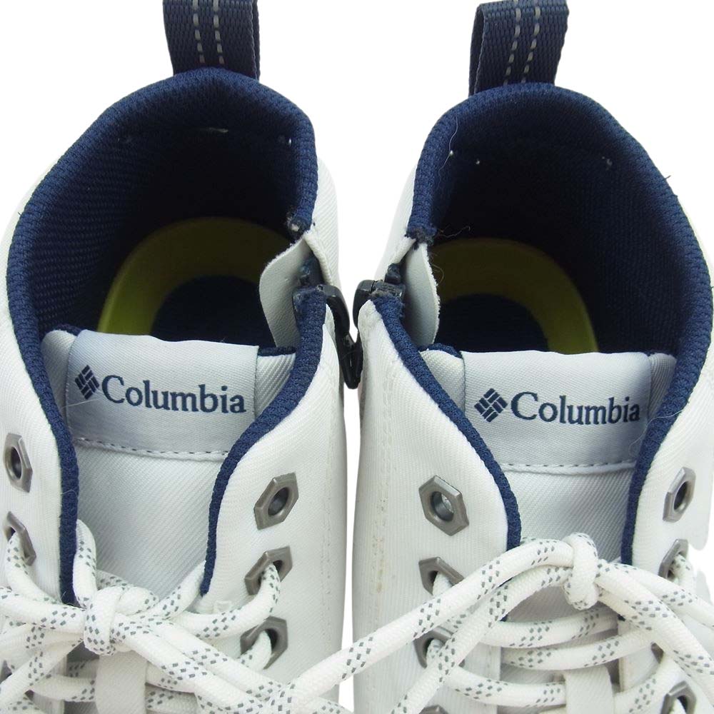 Columbia コロンビア YU0258 HOWTHORNE RAINⅡ WATERPROOF ホーソンレイン ハイカット スニーカー ホワイト系 24.0cm【中古】