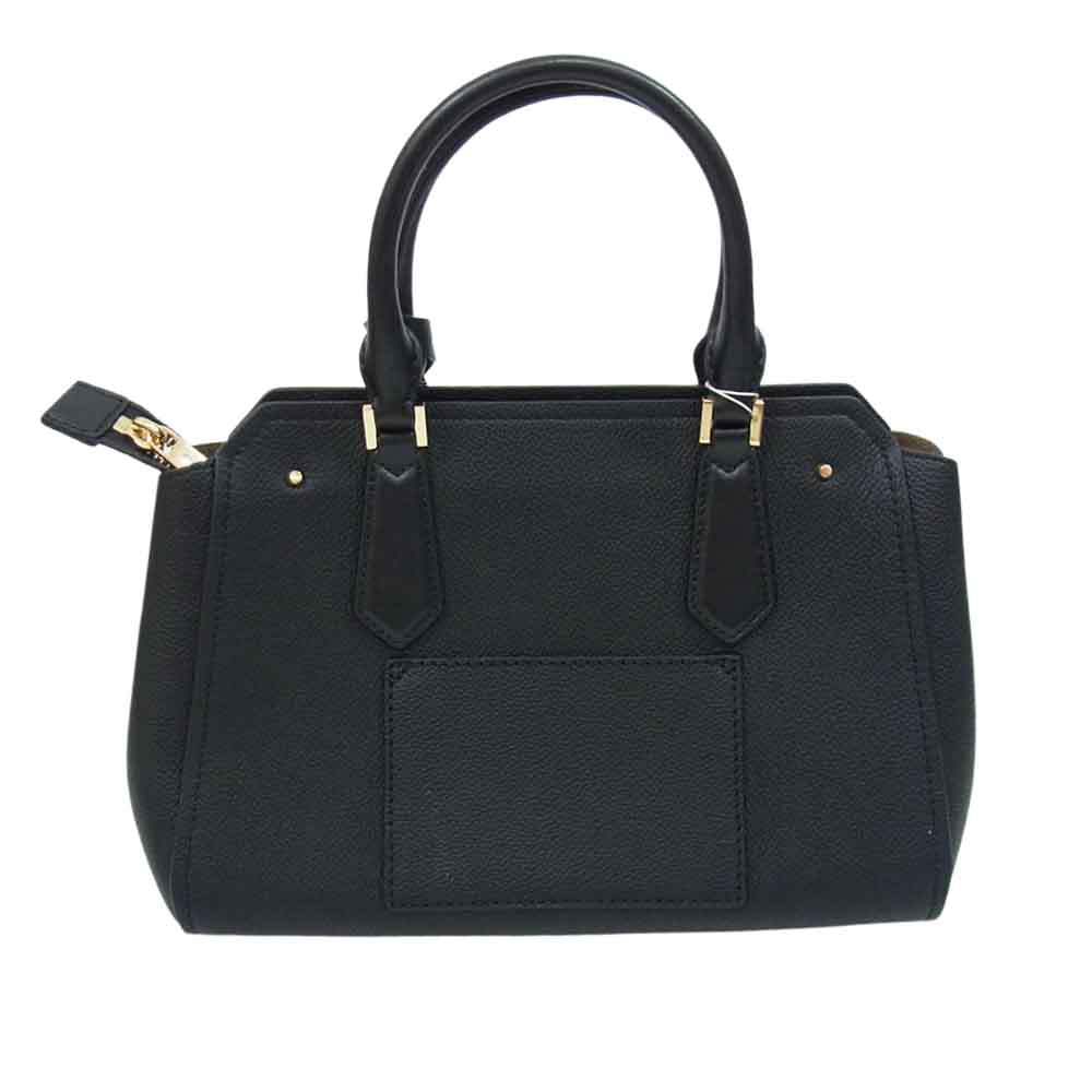 Michael Kors マイケルコース 35F8GYEM6T レザー キーチャーム リベット パンチング 2WAY ショルダー ハンドバッグ ブラック系【極上美品】【中古】