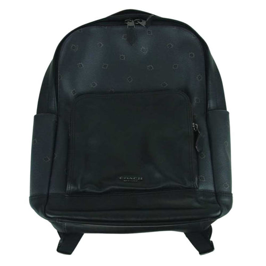 COACH コーチ F37592 Graham Backpack With Spikey Diamond Print グラハム バックパック リュック ブラック系【中古】