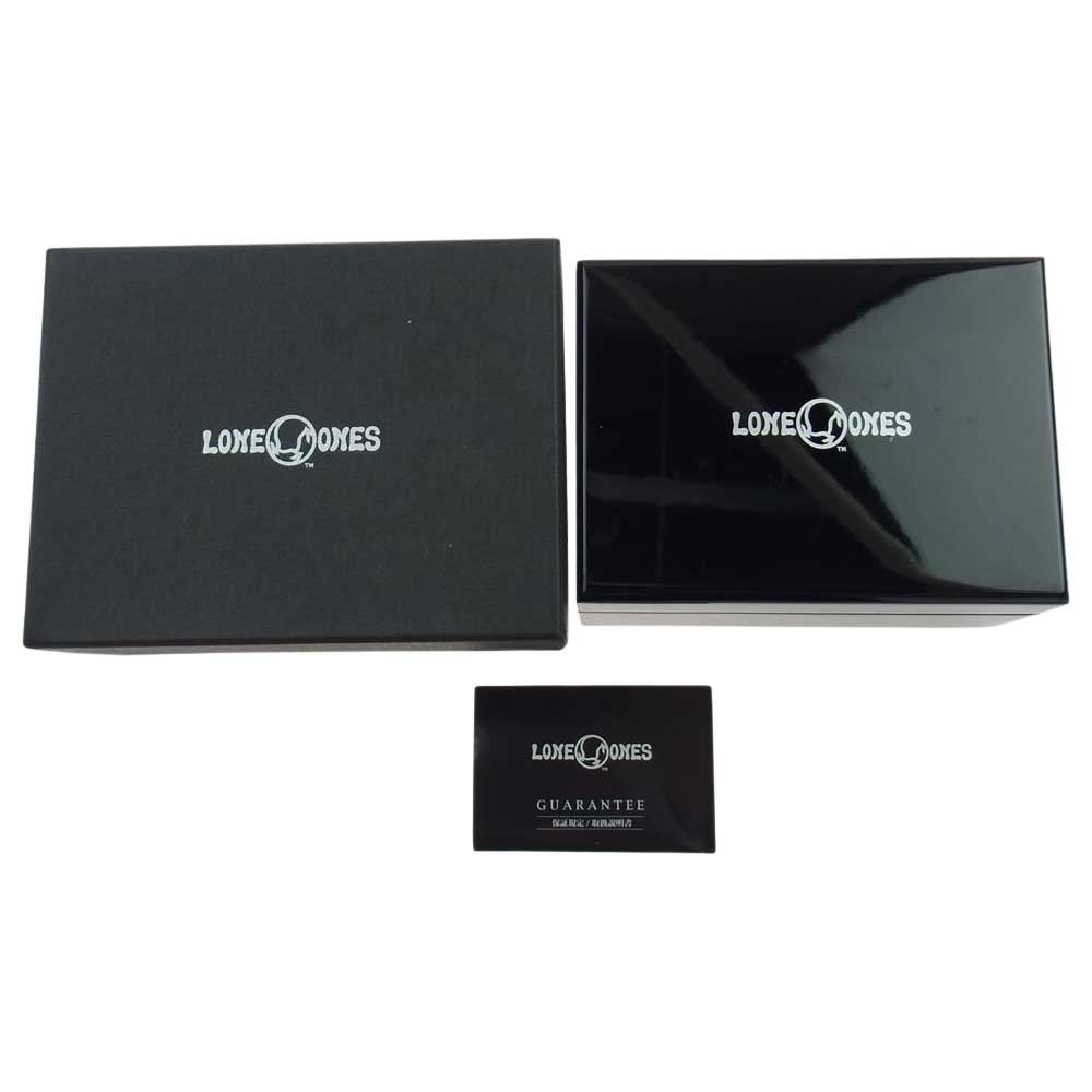 LONE ONES ロンワンズ S-K0043 国内代理店購入時証明書付属 250本限定 9P クオーツ ダイヤモンド オニキス 腕時計 ウォッチ ブラック系【中古】