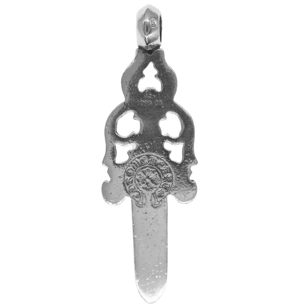 CHROME HEARTS クロムハーツ（原本無） LARGE DAGGER ラージ ダガー ペンダント ネックレス トップ シルバー系【中古】