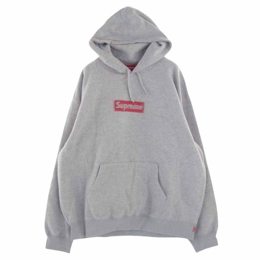 Supreme シュプリーム 23SS Inside Out Box Logo Hooded Sweatshirt Heather Grey パーカー グレー系 XXL【新古品】【未使用】【中古】