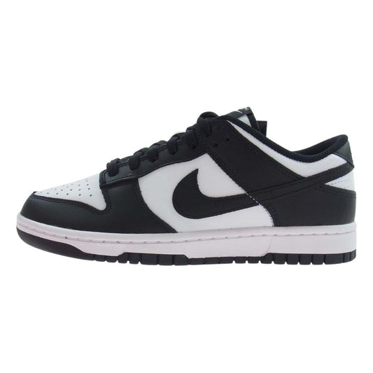 NIKE ナイキ DD1503-101 WMNS Dunk Low White Black ウィメンズ ダンク ロー ホワイト ブラック パンダ スニーカー ブラック系 ホワイト系 25.0cm【新古品】【未使用】【中古】