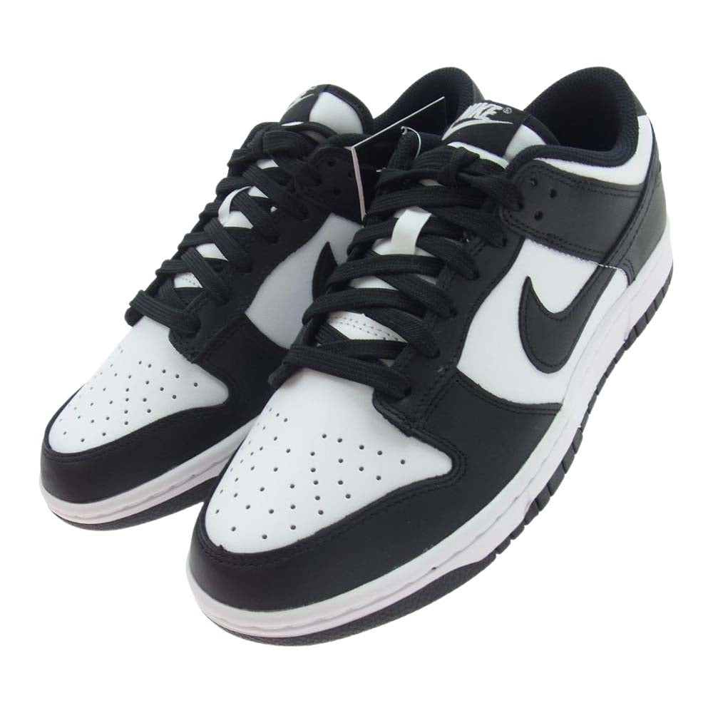 NIKE ナイキ DD1503-101 WMNS Dunk Low White Black ウィメンズ ダンク ロー ホワイト ブラック パンダ スニーカー ブラック系 ホワイト系 25.0cm【新古品】【未使用】【中古】