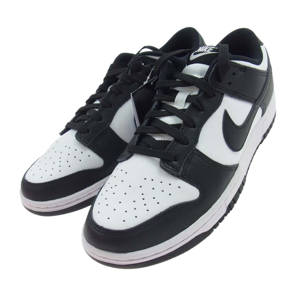 NIKE ナイキ DD1503-101 WMNS Dunk Low White Black ウィメンズ ダンク ロー ホワイト ブラック パンダ スニーカー ブラック系 ホワイト系 25.5cm【新古品】【未使用】【中古】