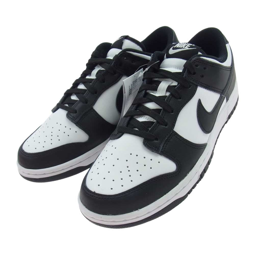 NIKE ナイキ DD1503-101 WMNS Dunk Low White Black ウィメンズ ダンク ロー ホワイト ブラック パンダ スニーカー ブラック系 ホワイト系 26.0cm【新古品】【未使用】【中古】