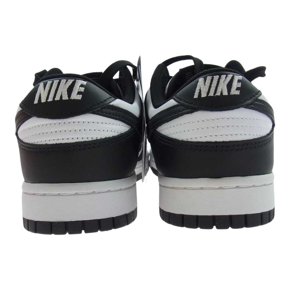 NIKE ナイキ DD1391-100 Dunk Low White Black ダンク ロー ホワイト ブラック パンダ スニーカー ブラック系 ホワイト系 28.0cm【新古品】【未使用】【中古】