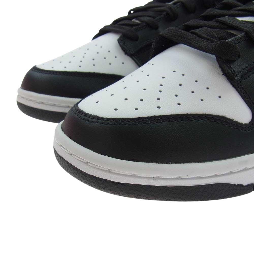 NIKE ナイキ DD1391-100 Dunk Low White Black ダンク ロー ホワイト ブラック パンダ スニーカー ブラック系 ホワイト系 28.0cm【新古品】【未使用】【中古】