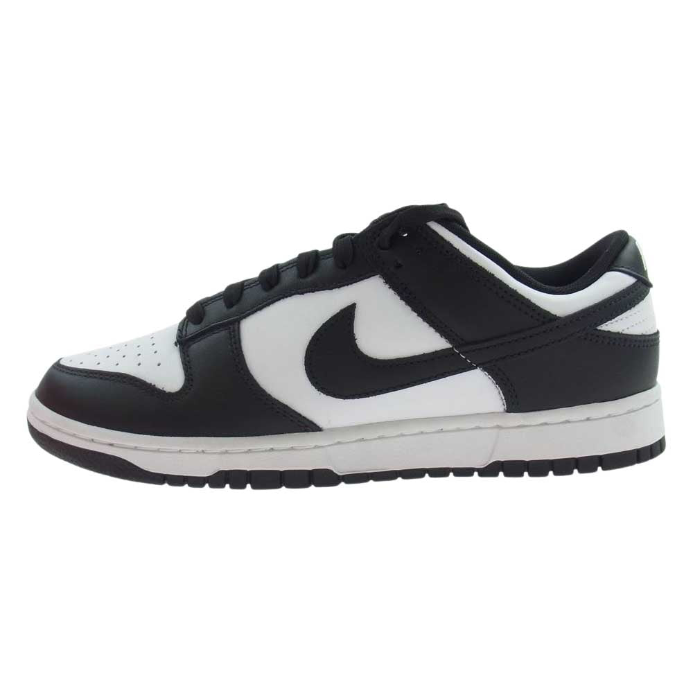NIKE ナイキ DD1391-100 Dunk Low White Black ダンク ロー ホワイト ブラック パンダ スニーカー ブラック系 ホワイト系 27.5cm【新古品】【未使用】【中古】