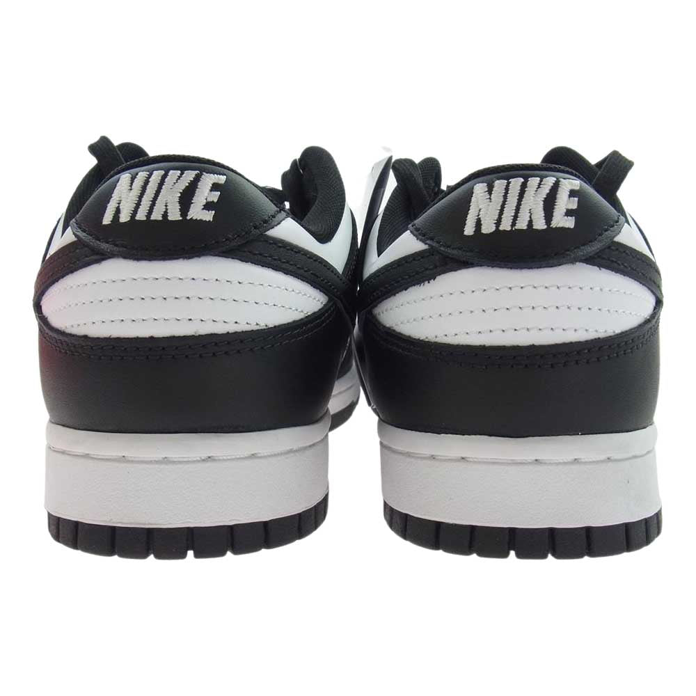 NIKE ナイキ DD1391-100 Dunk Low White Black ダンク ロー ホワイト ブラック パンダ スニーカー ブラック系 ホワイト系 27.5cm【新古品】【未使用】【中古】
