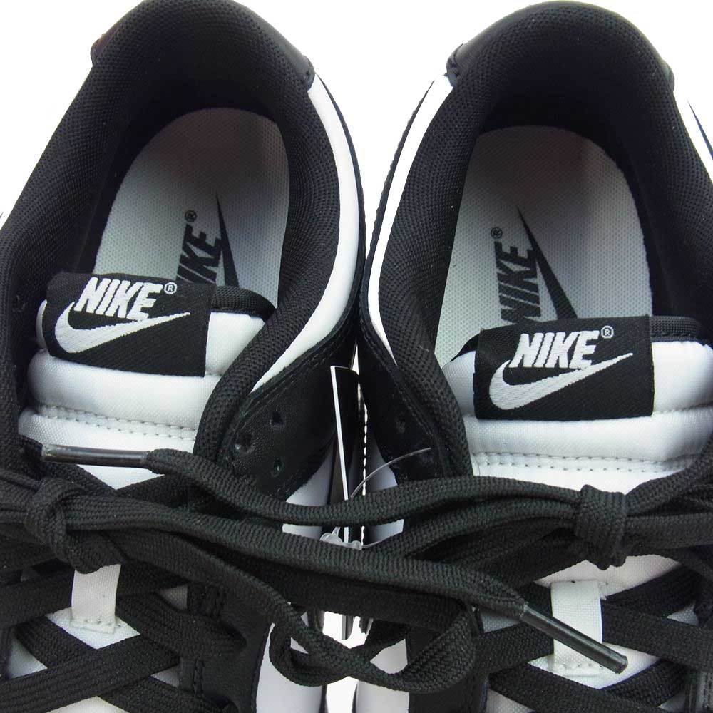 NIKE ナイキ DD1391-100 Dunk Low White Black ダンク ロー ホワイト ブラック パンダ スニーカー ブラック系 ホワイト系 27.5cm【新古品】【未使用】【中古】