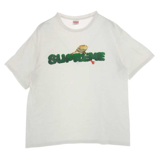 Supreme シュプリーム 20SS Lizard Tee 半袖 プリント Tシャツ ホワイト系 L【中古】
