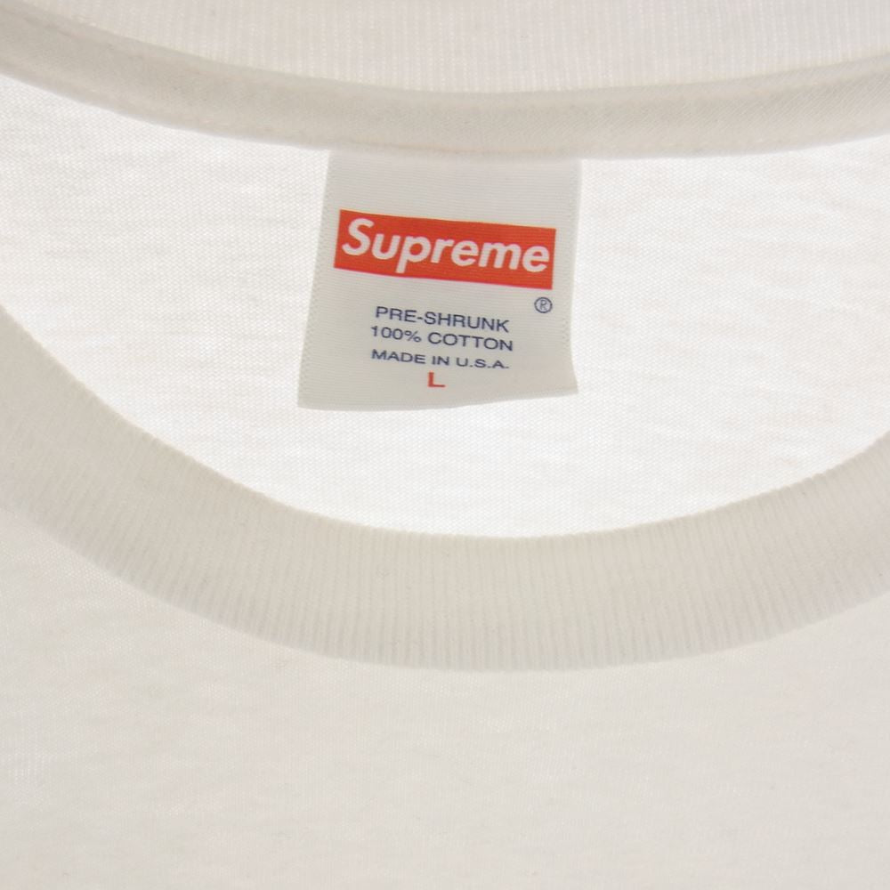 Supreme シュプリーム 20SS Lizard Tee 半袖 プリント Tシャツ ホワイト系 L【中古】