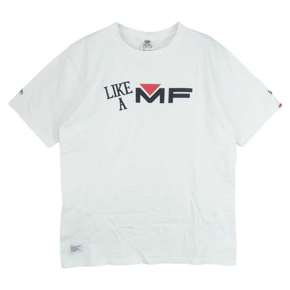 WTAPS ダブルタップス BULLINK社製 LIKE プリント 半袖 Tシャツ ホワイト系 L【中古】