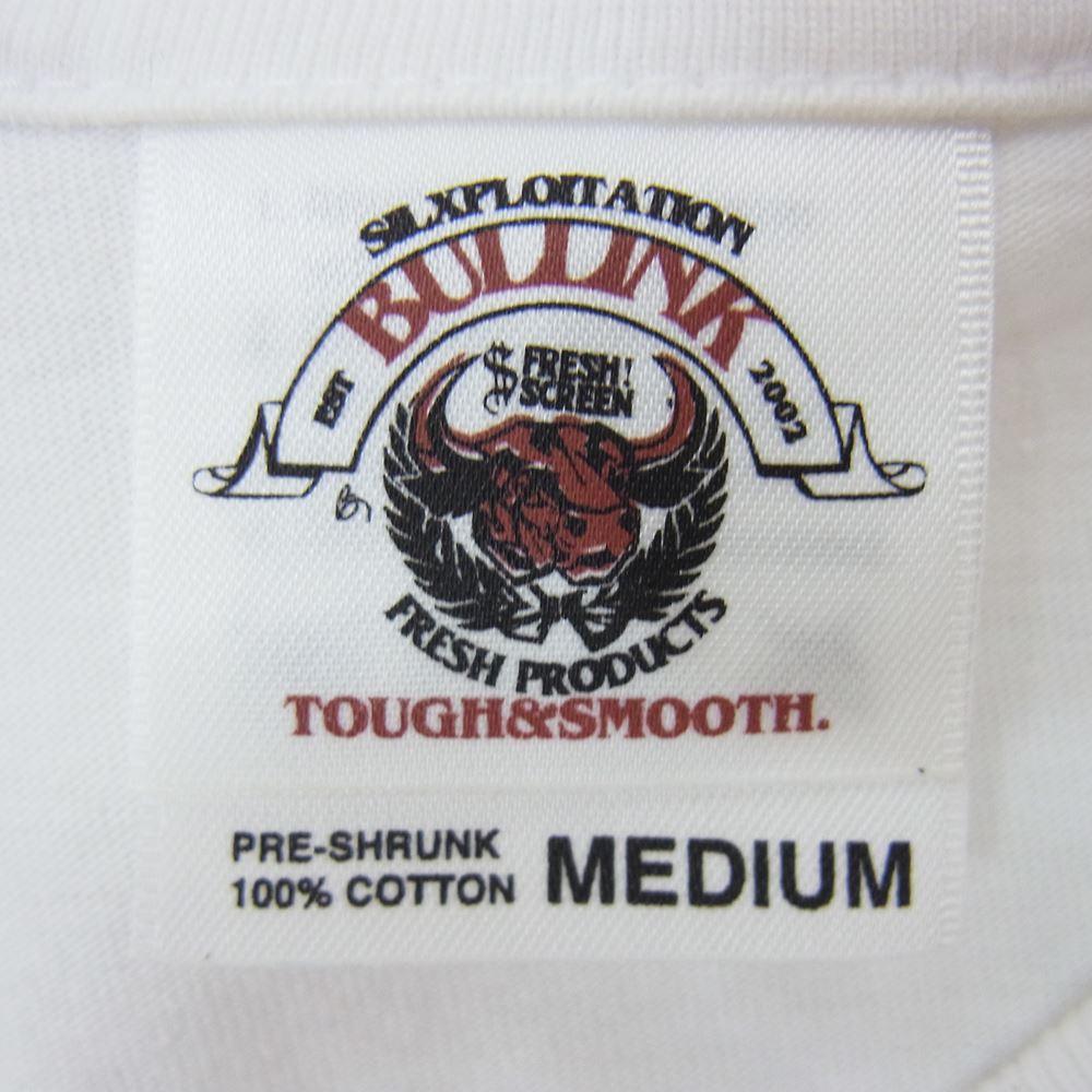 WTAPS ダブルタップス BULLINK社製 クロスボーン プリント 半袖 Tシャツ ホワイト系 M【中古】