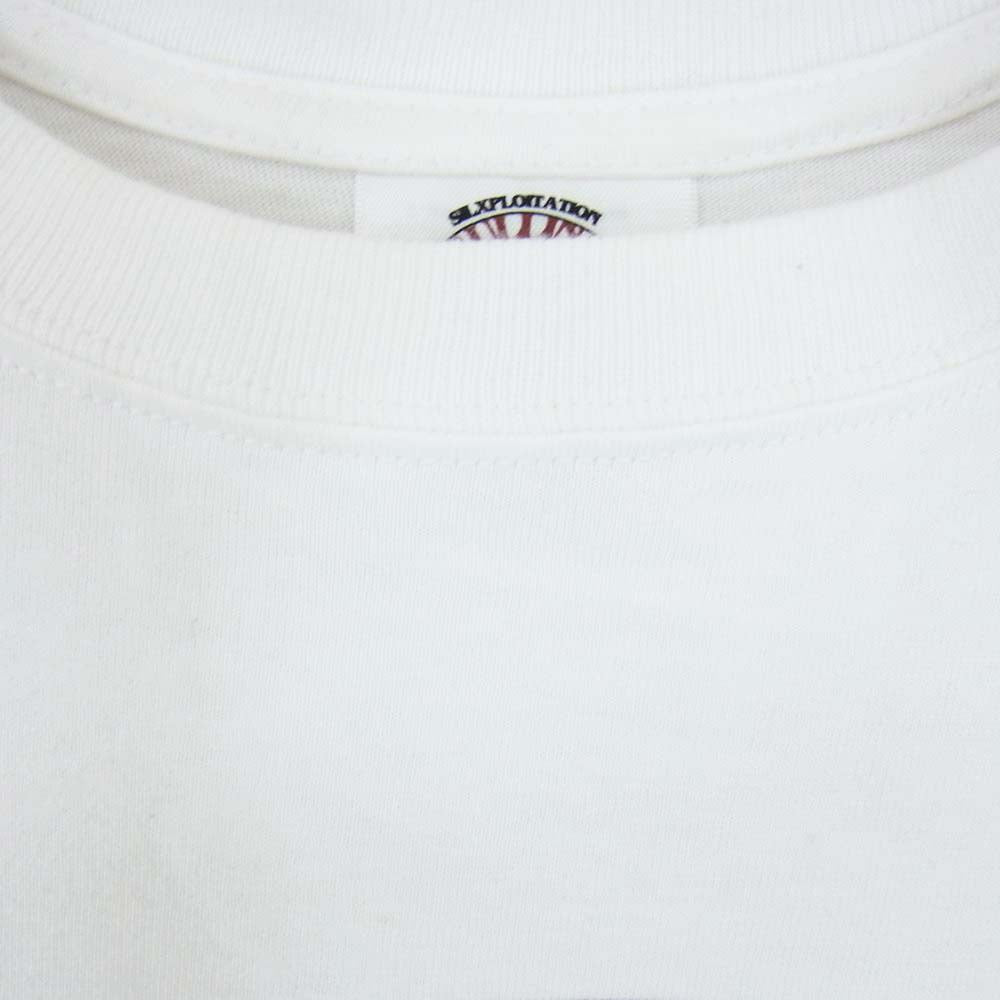 WTAPS ダブルタップス BULLINK社製 RISE ABOVE プリント 半袖 Tシャツ ホワイト系 L【中古】