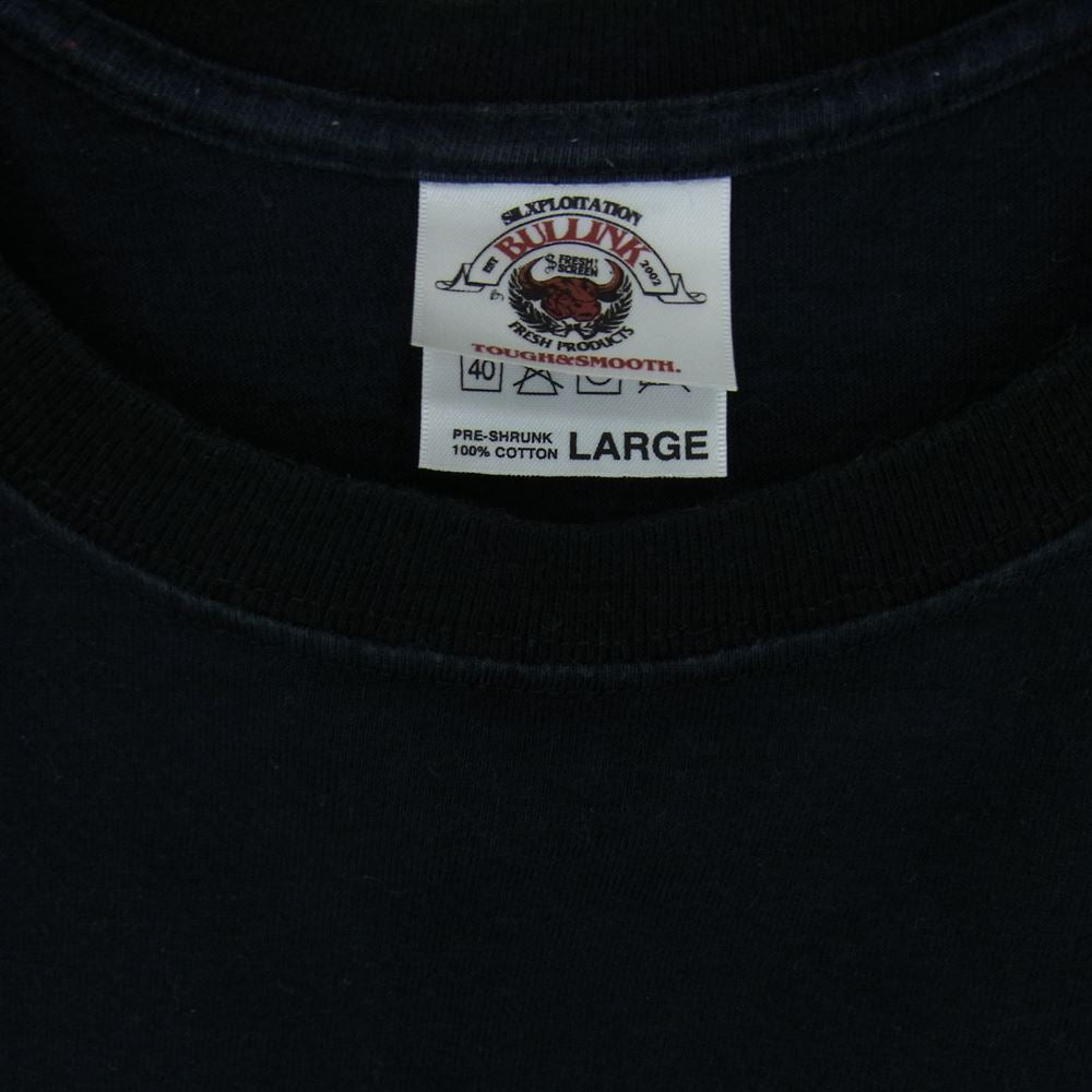 WTAPS ダブルタップス BULLINK社製 PLACING THINGS バック プリント 半袖 Tシャツ ブラック系 L【中古】