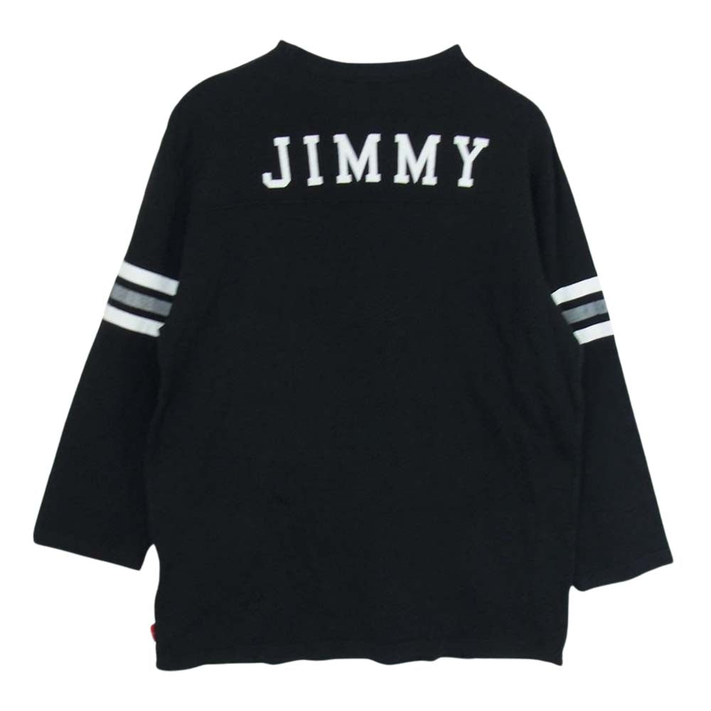 WTAPS ダブルタップス 09AW 092ATDT-CSM12 DAZED AND CONFUSED QB TEE フットボール Tシャツ ブラック系 L【中古】