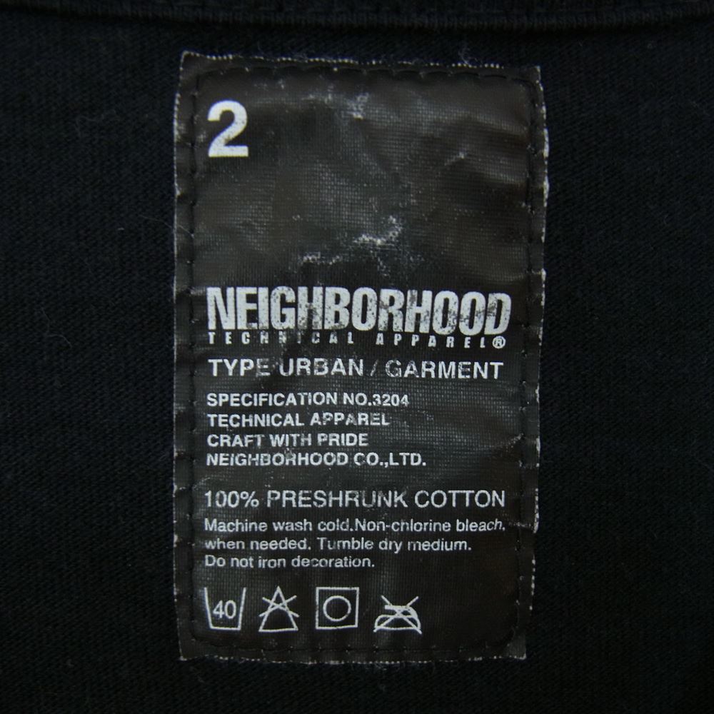 NEIGHBORHOOD ネイバーフッド MOTOR CYCLES ASSOCIATION TEE モーターサイクル アソシエーション 半袖 Tシャツ ブラック系 2【中古】