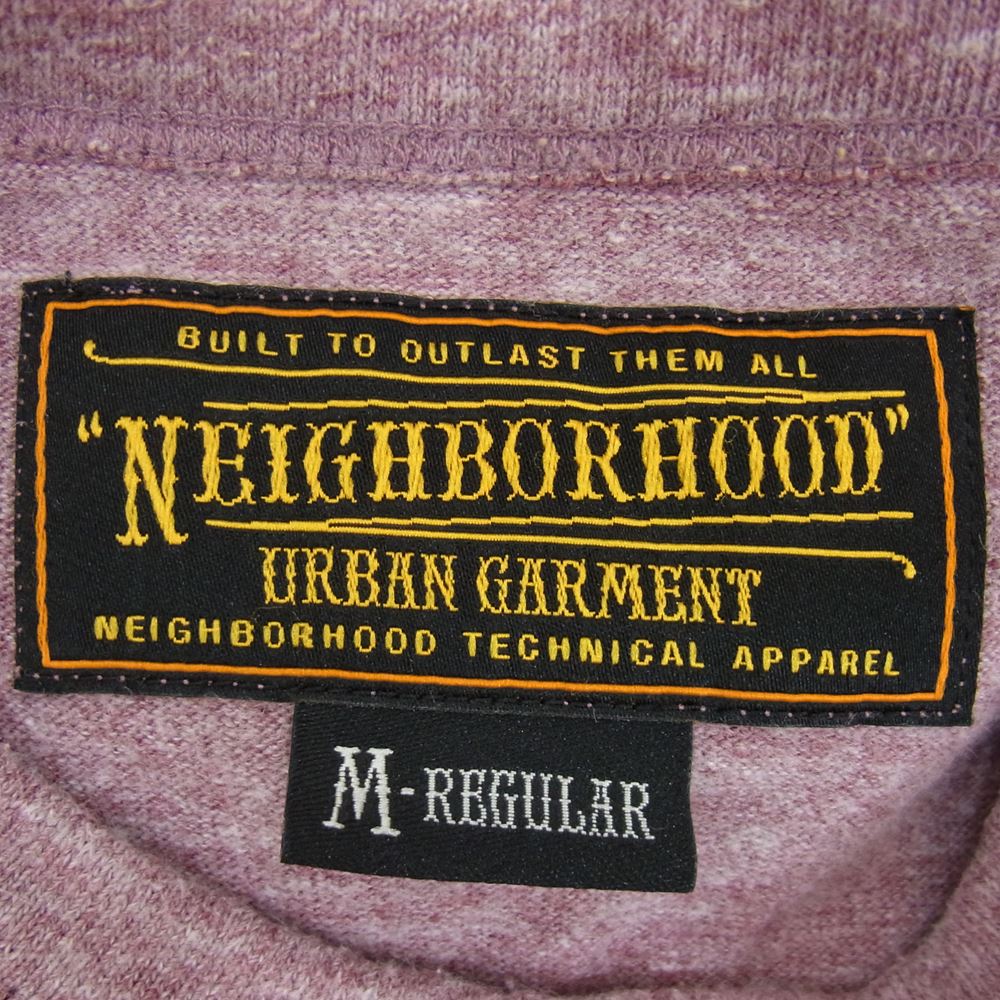 NEIGHBORHOOD ネイバーフッド 102ATNH-CSM01 PACKERS ECR CREW 3Q 七分袖 ナンバリング プリント フットボール Tシャツ エンジ系 M【中古】