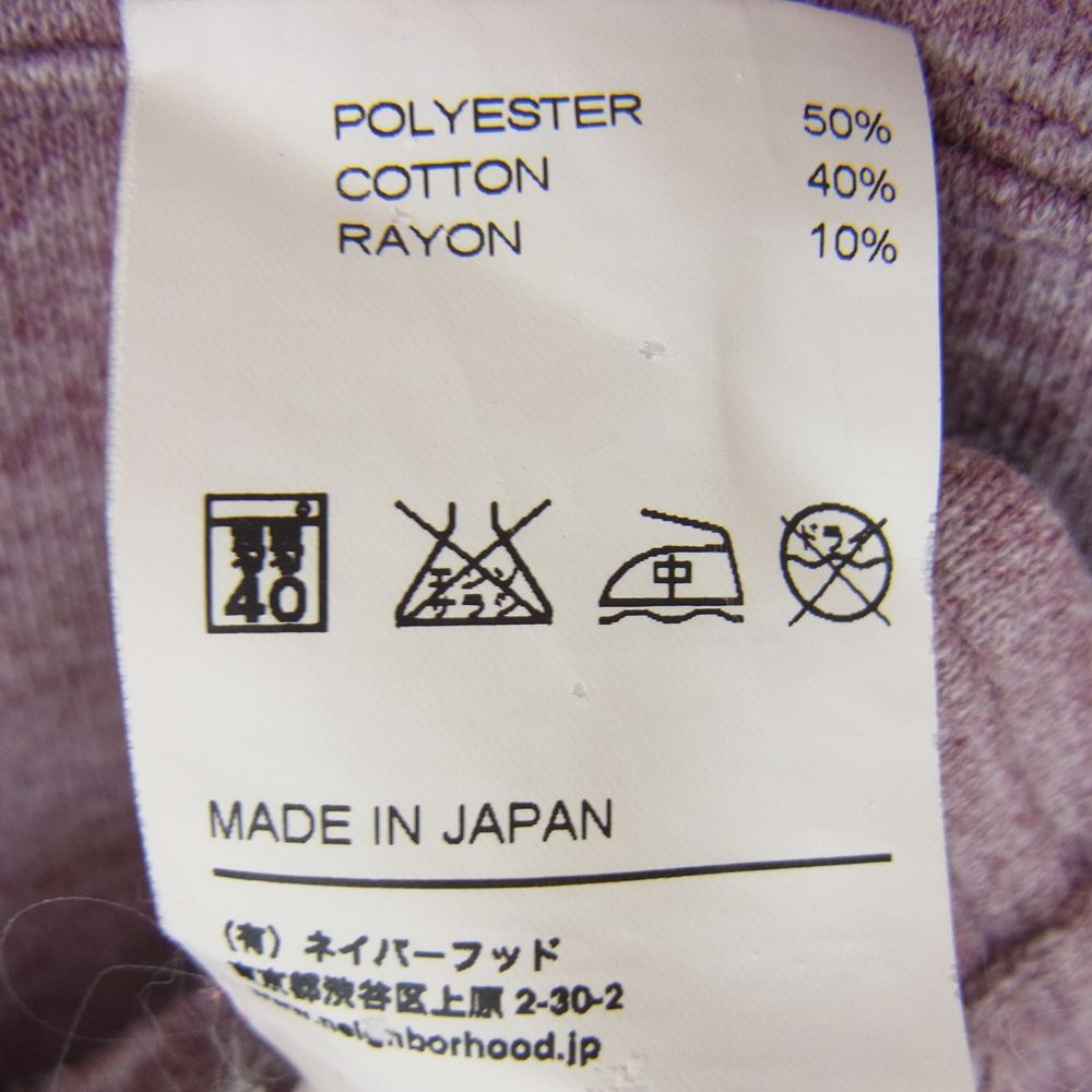 NEIGHBORHOOD ネイバーフッド 102ATNH-CSM01 PACKERS ECR CREW 3Q 七分袖 ナンバリング プリント フットボール Tシャツ エンジ系 M【中古】
