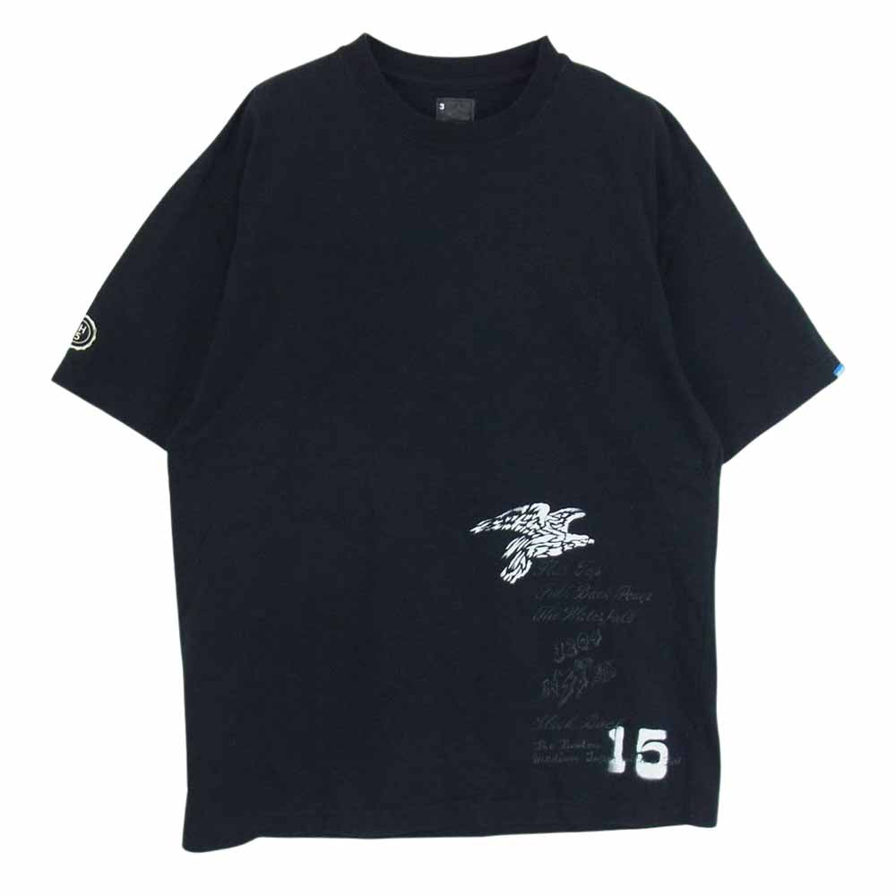 NEIGHBORHOOD ネイバーフッド CONGRESS ONE LEAVE バック プリント 半袖 Tシャツ ブラック系 3【中古】