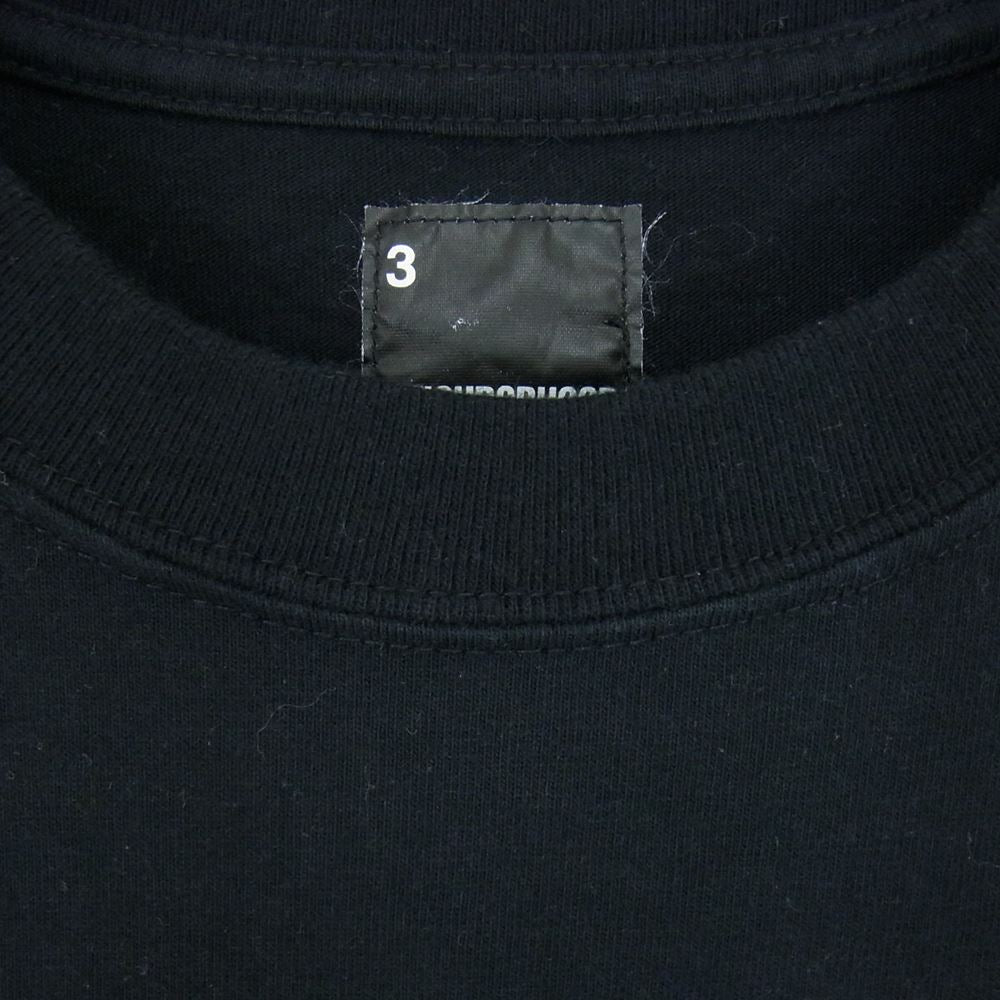 NEIGHBORHOOD ネイバーフッド CONGRESS ONE LEAVE バック プリント 半袖 Tシャツ ブラック系 3【中古】