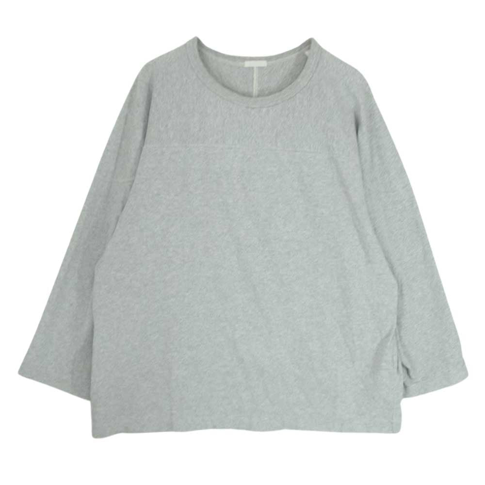 COMOLI コモリ 20SS R01-05007 フットボール 長袖 Tシャツ HEATHER GRAY グレー系 1【中古】
