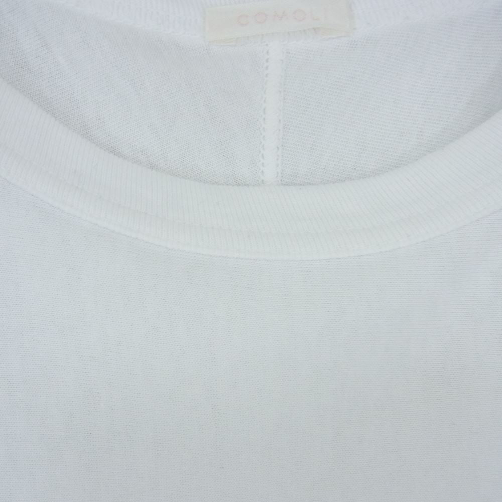 COMOLI コモリ 20AW S03-05003 フットボール 長袖 Tシャツ WHITE ホワイト系【中古】