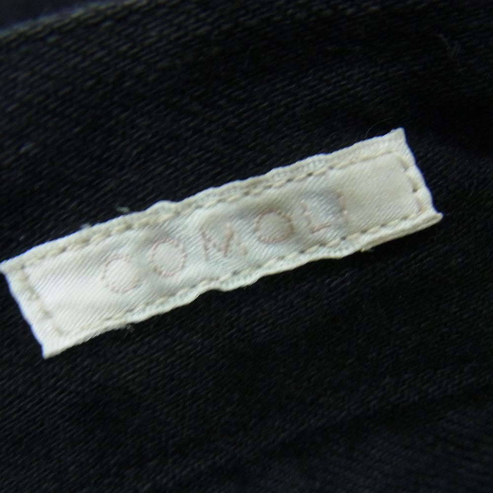 COMOLI コモリ 17SS K01-03005 ベルテッド デニム パンツ ブラック系 1【中古】