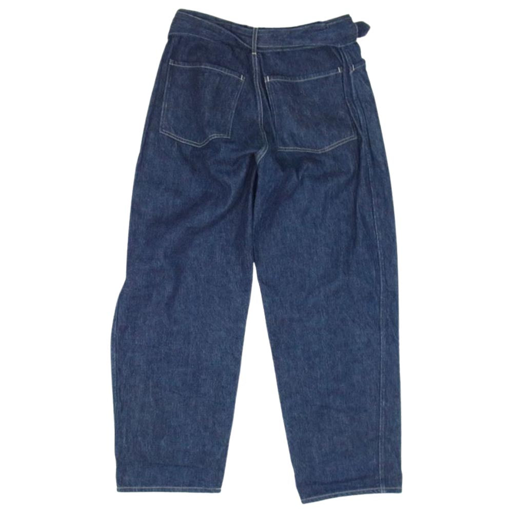 COMOLI コモリ 20AW S03-03012 ベルテッド デニム パンツ インディゴブルー系 1【中古】