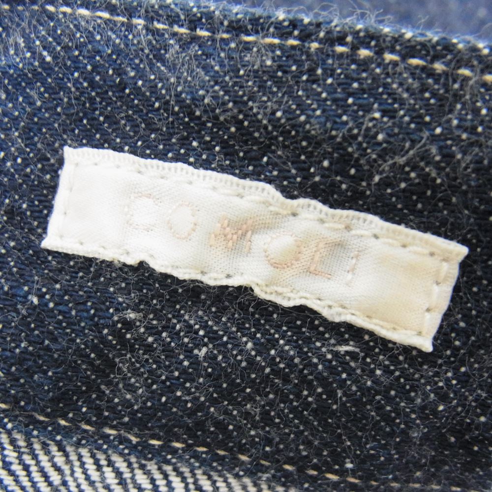 COMOLI コモリ 20AW S03-03012 ベルテッド デニム パンツ インディゴブルー系 1【中古】