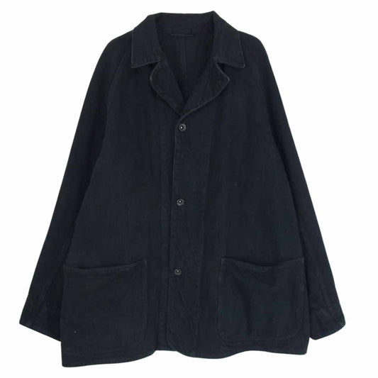 COMOLI コモリ 21AW U03-01013 ブラック デニム ワーク ジャケット ブラック系 1【中古】