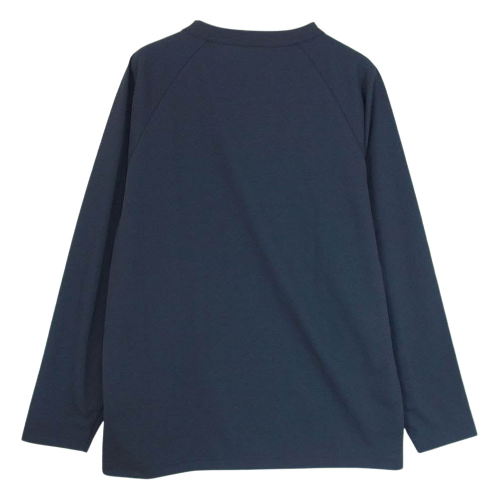STANDARD CALIFORNIA スタンダードカリフォルニア Tech Dry Logo Long Sleeve テック ドライ ロゴ ロング スリーブ ロンT Tシャツ ネイビー系 M【極上美品】【中古】