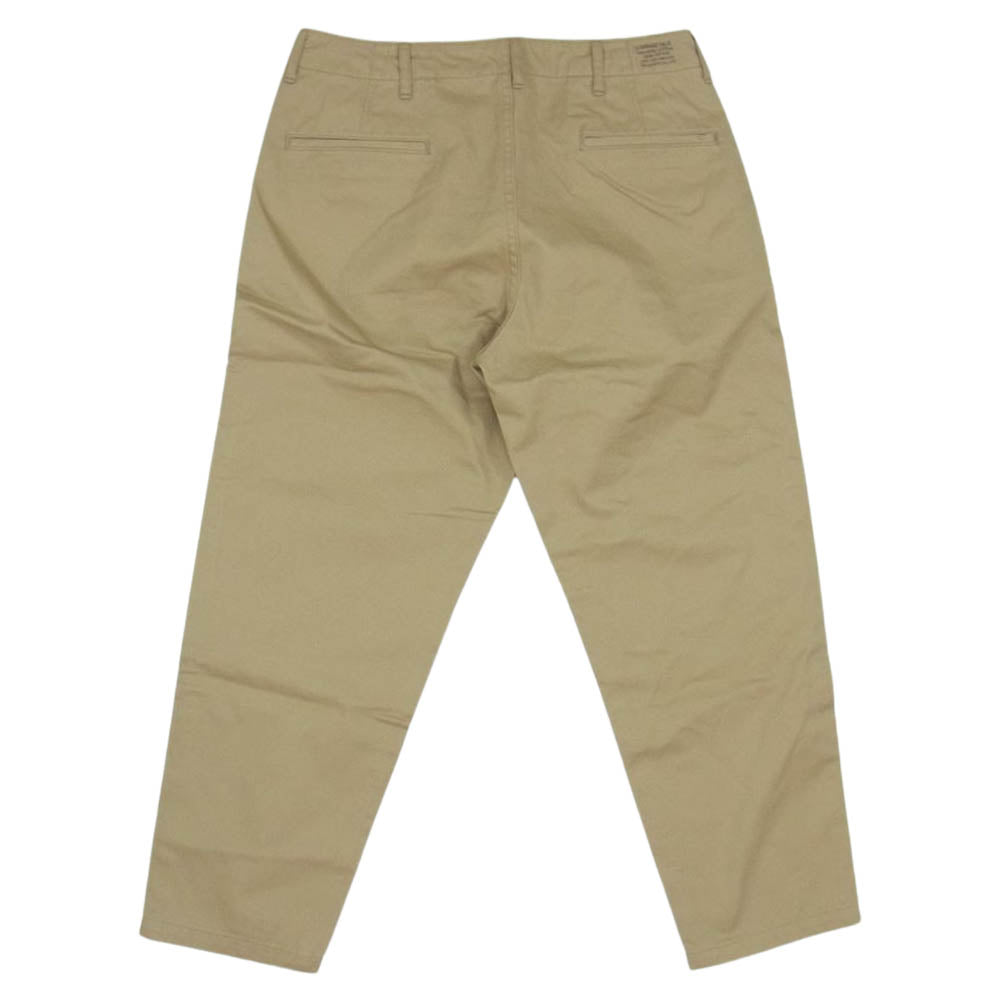 STANDARD CALIFORNIA スタンダードカリフォルニア 41カーキ チノ ワイドテーパード パンツ ベージュ系 32【極上美品】【中古】