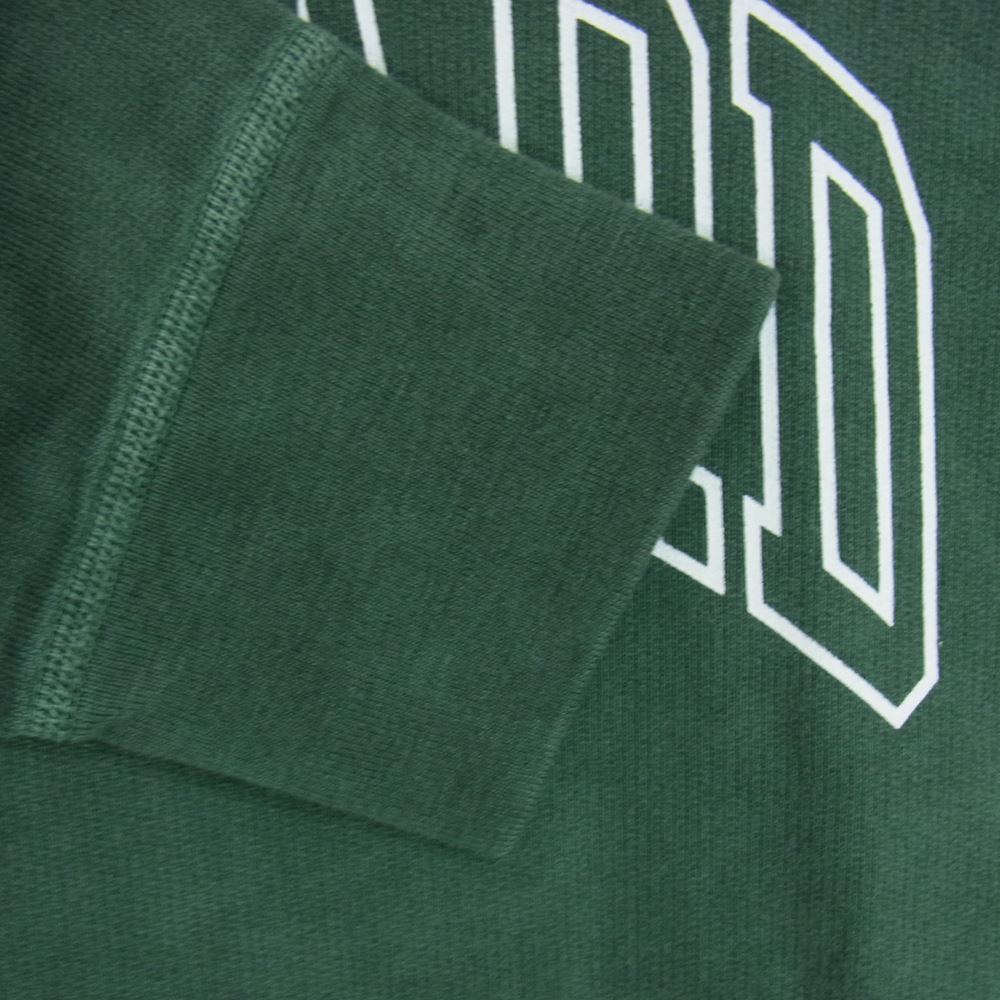 STANDARD CALIFORNIA スタンダードカリフォルニア Pima Cotton Hood Sweat ピマコットン フード スウェット プルパーカー グリーン系 M【極上美品】【中古】