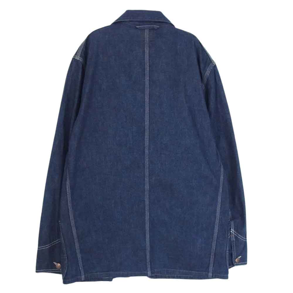 BLUE BLUE ブルーブルー デニム スタンダード カバーオール ジャケット インディゴブルー系 3【極上美品】【中古】