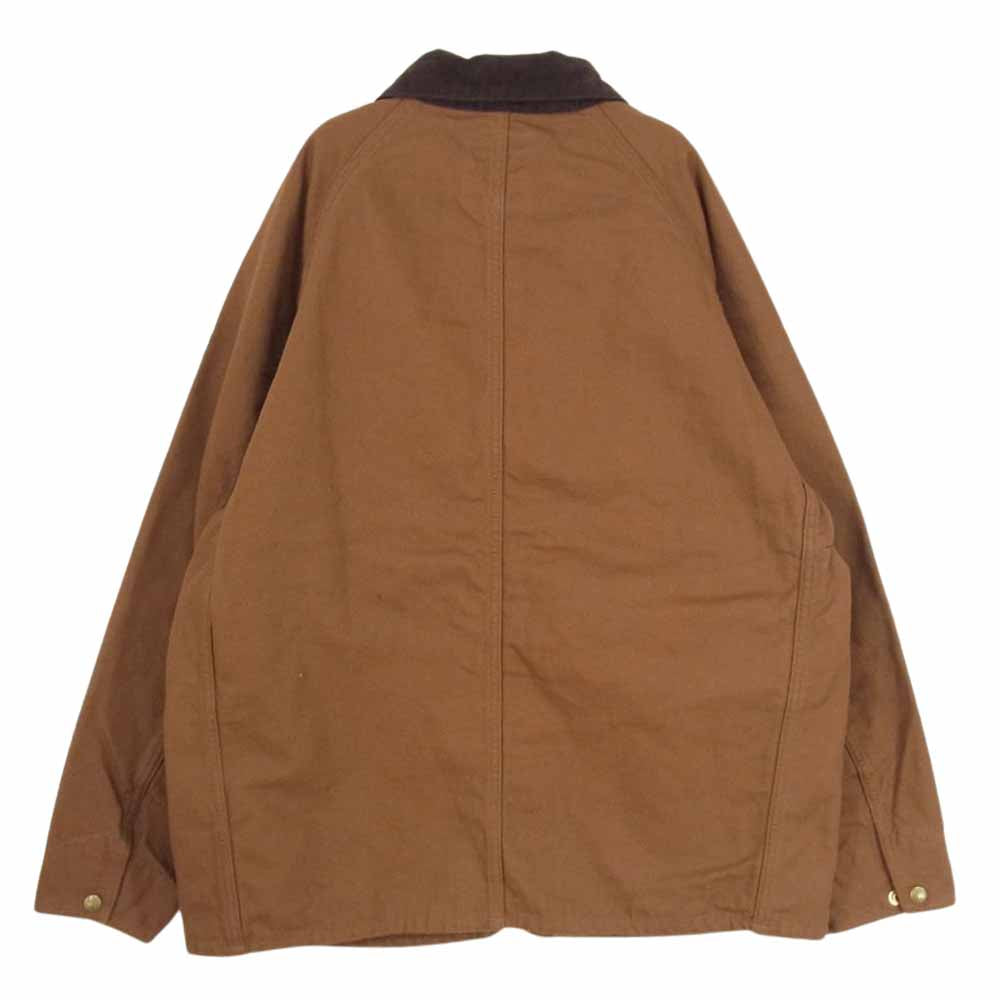 STANDARD CALIFORNIA スタンダードカリフォルニア カバーオール 襟コーデュロイ ジャケット ブラウン系 M【極上美品】【中古】