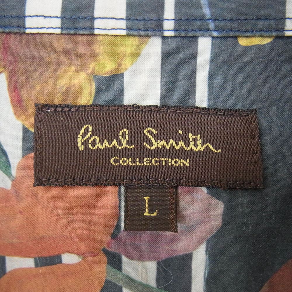 Paul Smith ポール・スミス 214378 総柄 花柄 フラワー 長袖 シャツ マルチカラー系 L【中古】