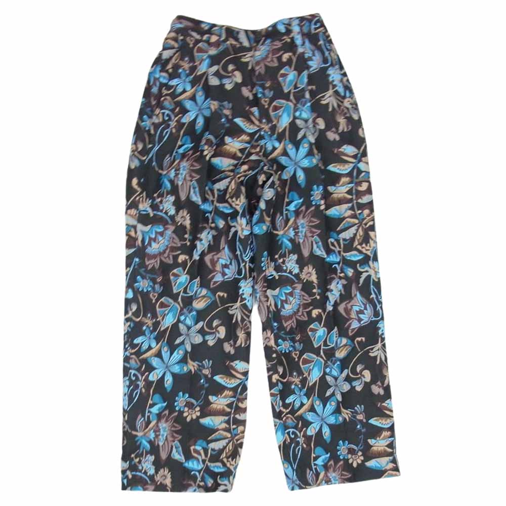 メゾンスペシャル フクレリーフ ジャガード ワンタック ワイド パンツ ブルー系 OO【中古】