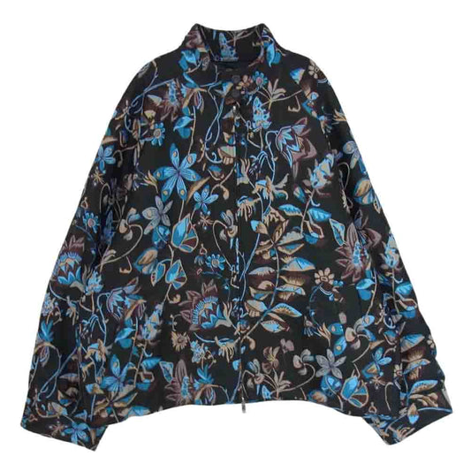 メゾンスペシャル プライムオーバー フクレリーフ ジャガード スウィングトップ ブルゾン ジャケット ブラック系 01【中古】