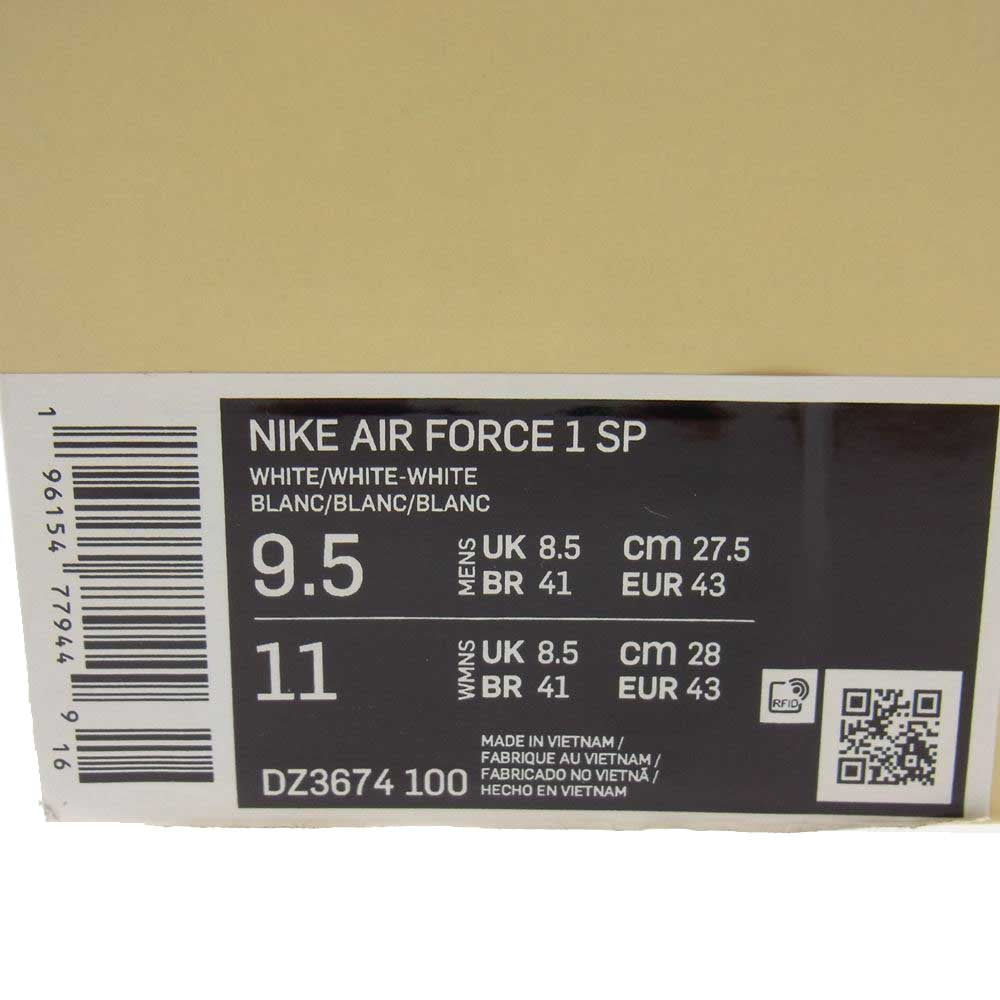 NIKE ナイキ DZ3674-100 × Billie Eilish ビリーアイリッシュ Air Force 1 Low Triple White エアフォース ロー トリプル ホワイト ホワイト系 27.5cm【新古品】【未使用】【中古】