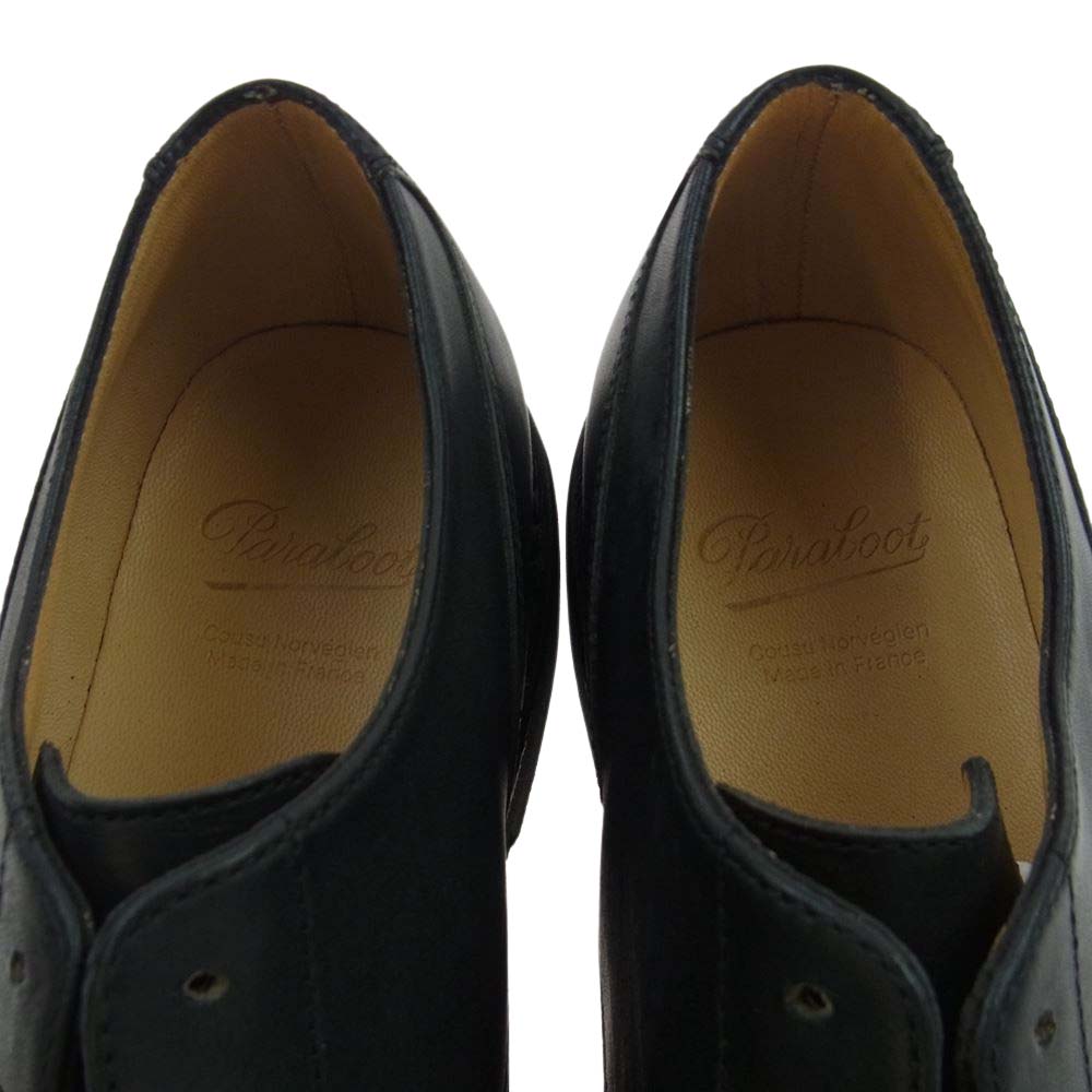 Paraboot パラブーツ 23SS フリークスストア購入 1071222100002 CHAMBORD シャンボード Uチップ モカシンブーツ ブラック系 8【新古品】【未使用】【中古】